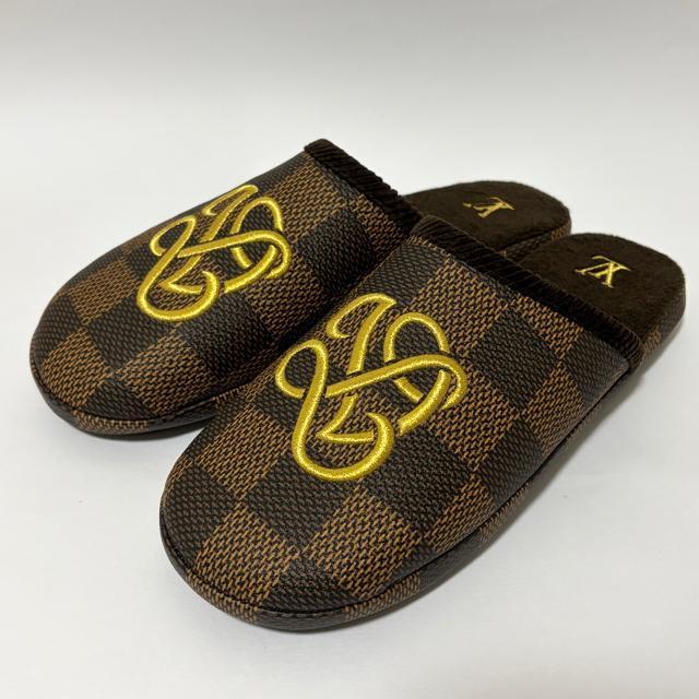 �y���g�p�z���C���B�g�� LV �p���X���C�� �~���[�� �_�~�G �T���_�� �X���b�p 26.5cm Louis Vuitton �� �u�����h�� 