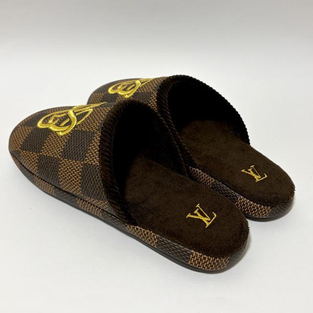 �y���g�p�z���C���B�g�� LV �p���X���C�� �~���[�� �_�~�G �T���_�� �X���b�p 26.5cm Louis Vuitton �� �u�����h�� 