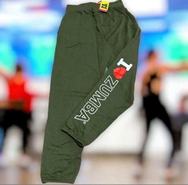 ZUMBA ズンバ スウェットパンツ I LOVE ZUMBA カーキ Mサイズ < 女性ファッション ZUMBA ズンバ スウェットパンツ I LOVE ZUMBA カーキ Mサイズ < 女性ファッションの