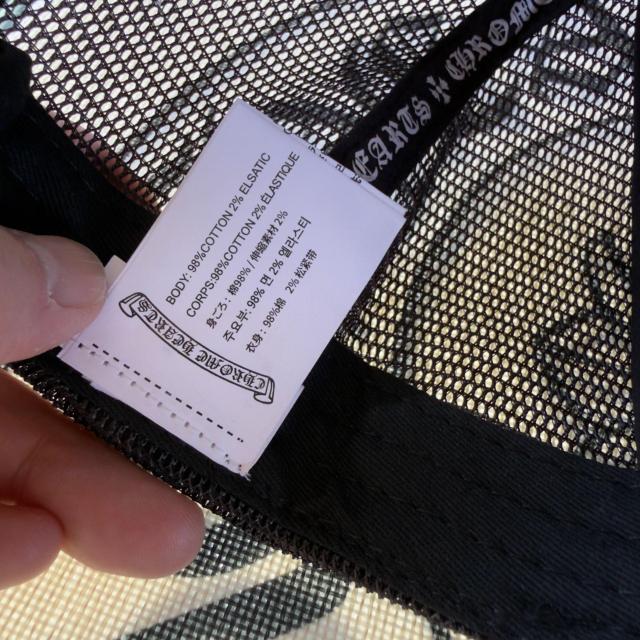 Chrome Hearts �N�����n�[�c ���b�V���L���b�v ���S �� �u���b�N �g���b�J�[�L���b�v USA�� �� �u�����h�� 