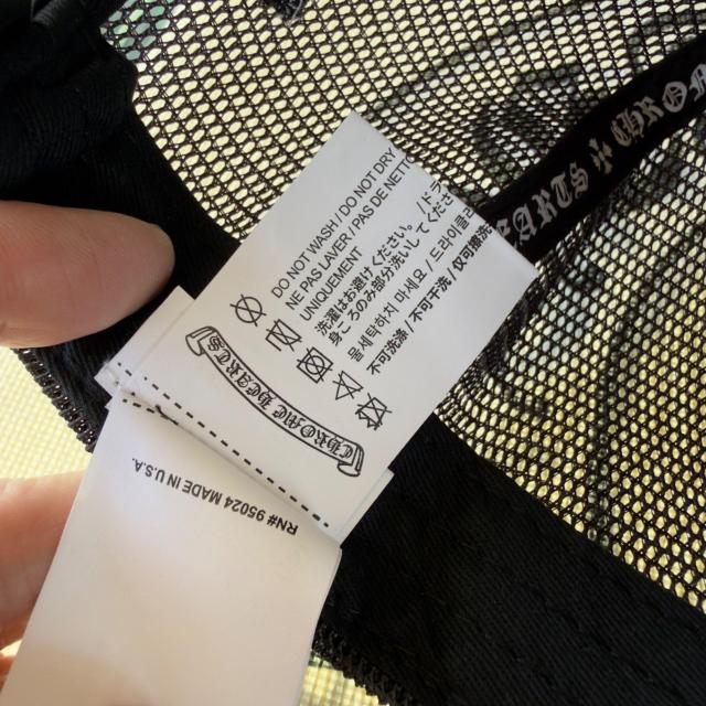 Chrome Hearts �N�����n�[�c ���b�V���L���b�v ���S �� �u���b�N �g���b�J�[�L���b�v USA�� �� �u�����h�� 