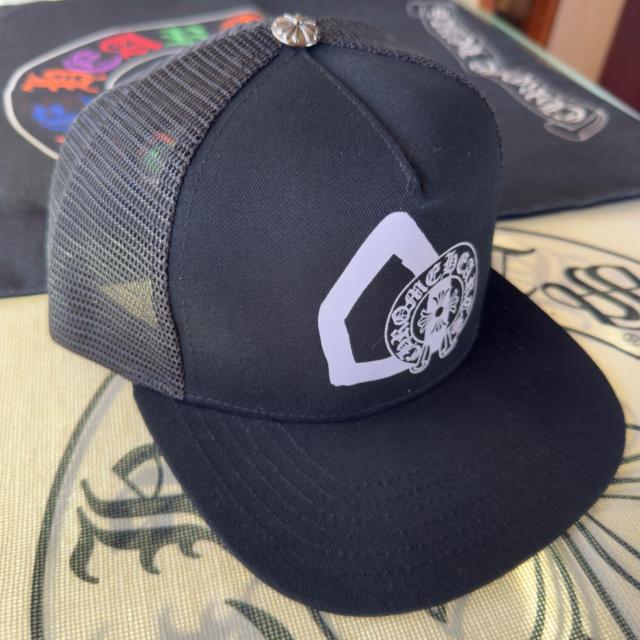 Chrome Hearts �N�����n�[�c ���b�V���L���b�v ���S �� �u���b�N �g���b�J�[�L���b�v USA�� �� �u�����h�� 