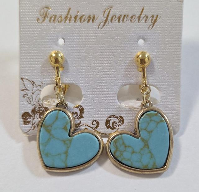 ハートターコイズイヤリング・ピアス☆ かわいいピアス ターコイズイヤリング ハートピアス ハートイヤリング ターコイズピアス < 女性アクセサリー/時計 ハートターコイズイヤリング・ピアス☆ かわいいピアス ターコイズイヤリング ハートピアス ハートイヤリング ターコイズピアス < 女性アクセサリー/時計の