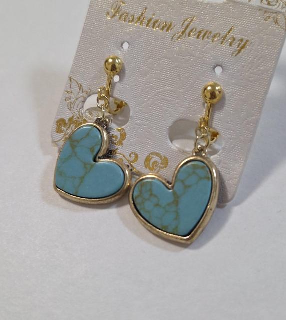 ハートターコイズイヤリング・ピアス☆ かわいいピアス ターコイズイヤリング ハートピアス ハートイヤリング ターコイズピアス < 女性アクセサリー/時計 ハートターコイズイヤリング・ピアス☆ かわいいピアス ターコイズイヤリング ハートピアス ハートイヤリング ターコイズピアス < 女性アクセサリー/時計の