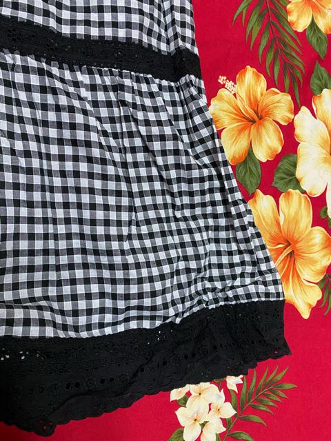 レストローズ☆黒ギンガムチェック☆ワンピース☆スリップ付 < ブランド  レストローズ☆黒ギンガムチェック☆ワンピース☆スリップ付 < ブランドの