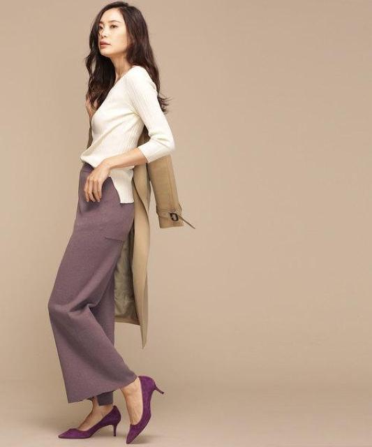 定価9,900円●Wポケットミラノリブパンツ●nano universeナノユニバース●グレー●スリット < ブランド  定価9,900円●Wポケットミラノリブパンツ●nano universeナノユニバース●グレー●スリット < ブランドの