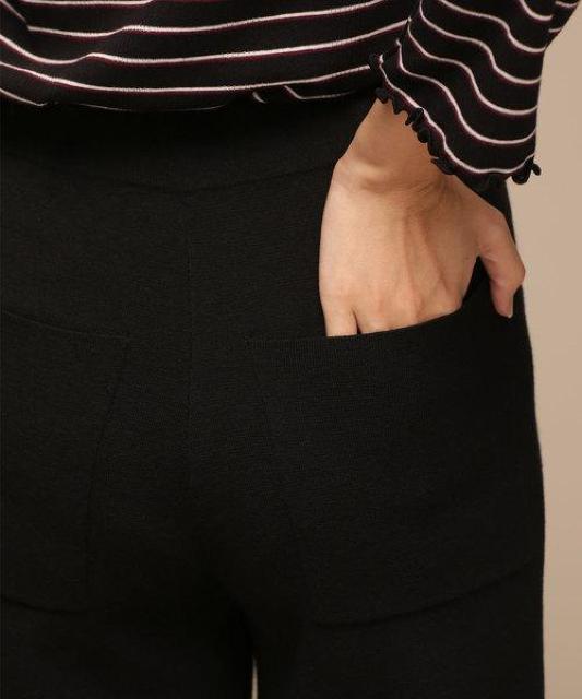 定価9,900円●Wポケットミラノリブパンツ●nano universeナノユニバース●グレー●スリット < ブランド  定価9,900円●Wポケットミラノリブパンツ●nano universeナノユニバース●グレー●スリット < ブランドの