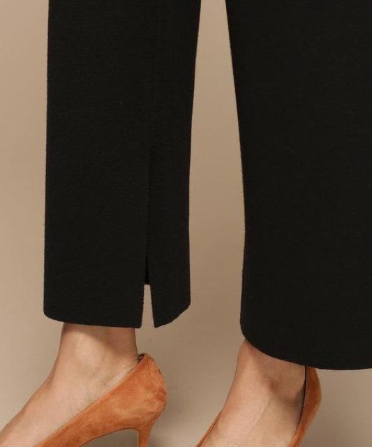 定価9,900円●Wポケットミラノリブパンツ●nano universeナノユニバース●グレー●スリット < ブランド  定価9,900円●Wポケットミラノリブパンツ●nano universeナノユニバース●グレー●スリット < ブランドの