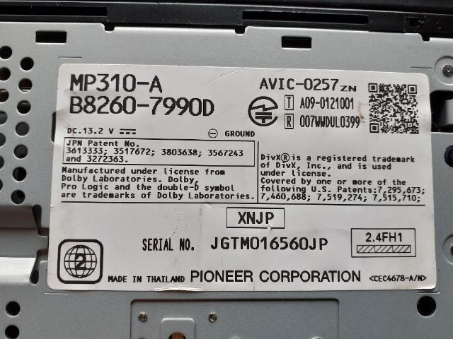 YIpCIjAI[irHMP-310A  AVIC-0257