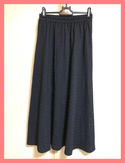 ☆今期新品☆ストレッチジャージーフレアロングスカート黒L☆ < 女性ファッション ☆今期新品☆ストレッチジャージーフレアロングスカート黒L☆ < 女性ファッションの