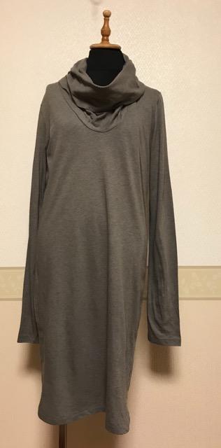 BENETTON オフタートルロングカットソー  グレー  未使用 < 女性ファッション  BENETTON オフタートルロングカットソー  グレー  未使用  < 女性ファッションの