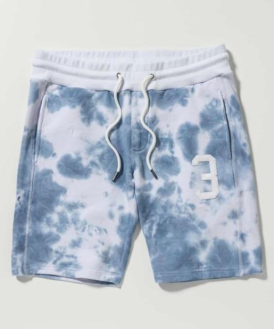 ☆ウノピュウノウグァーレトレリラックス ロゴ タイダイ スウェットパンツ ハーフパンツ 短パン ショートパンツ/メンズ < 男性ファッション ☆ウノピュウノウグァーレトレリラックス ロゴ タイダイ スウェットパンツ ハーフパンツ 短パン ショートパンツ/メンズ < 男性ファッションの