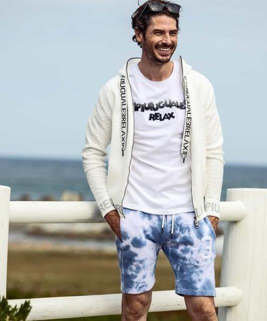 ☆ウノピュウノウグァーレトレリラックス ロゴ タイダイ スウェットパンツ ハーフパンツ 短パン ショートパンツ/メンズ < 男性ファッション ☆ウノピュウノウグァーレトレリラックス ロゴ タイダイ スウェットパンツ ハーフパンツ 短パン ショートパンツ/メンズ < 男性ファッションの