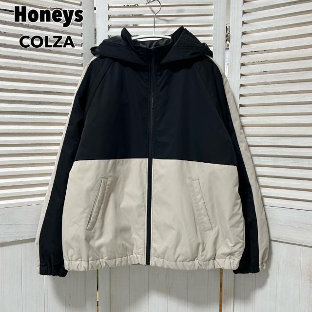 極美品 COLZA コルザ 配色 ブルゾン Honeys ハニーズ Mサイズ < ブランド 極美品 COLZA コルザ 配色 ブルゾン Honeys ハニーズ Mサイズ < ブランドの
