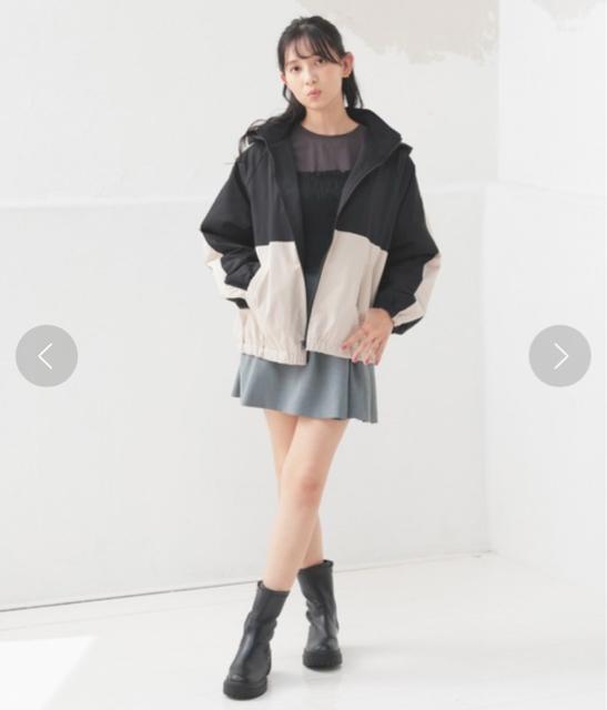 極美品 COLZA コルザ 配色 ブルゾン Honeys ハニーズ Mサイズ < ブランド 極美品 COLZA コルザ 配色 ブルゾン Honeys ハニーズ Mサイズ < ブランドの