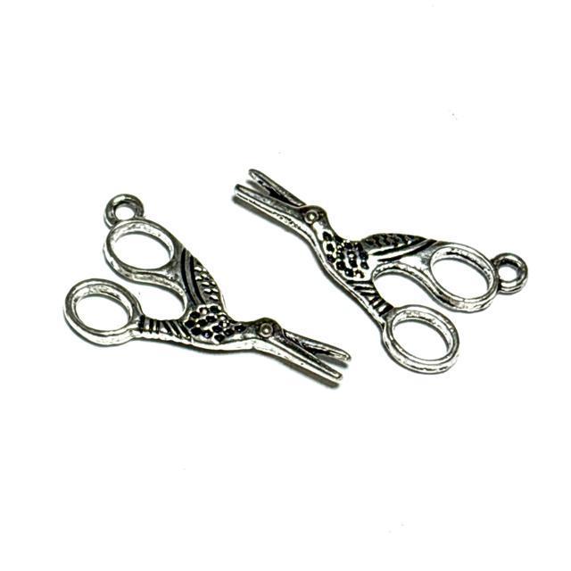 1533 ハサミ 2個 銀色 金属パーツ アクセサリーチャーム ハンドメイド材料 < ペット/手芸/園芸 1533 ハサミ 2個 銀色 金属パーツ アクセサリーチャーム ハンドメイド材料 < ペット/手芸/園芸の