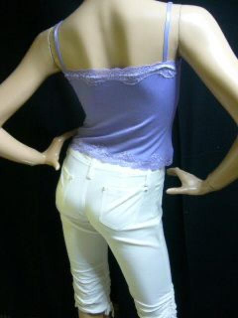 ブラカップ付♪胸元レース ブラトップキャミソール < 女性ファッション  ブラカップ付♪胸元レース ブラトップキャミソール < 女性ファッションの