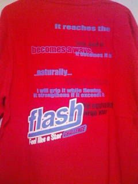 Aー355☆新品☆flashロンT レッド M < 男性ファッション  Aー355☆新品☆flashロンT レッド M < 男性ファッションの