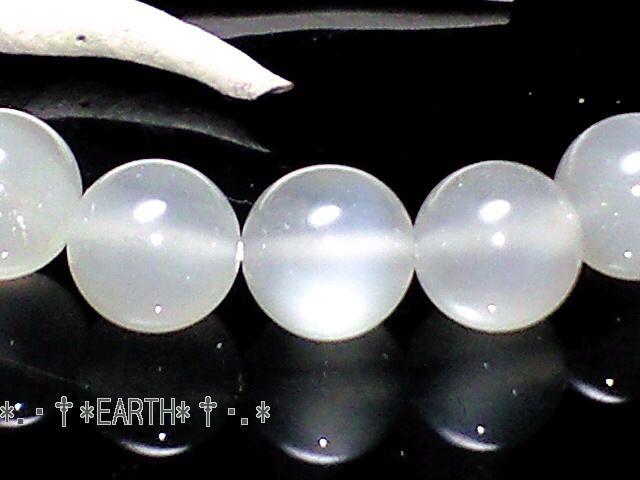 天然石★8ミリライトグレームーンストーンAAA数珠 < 女性アクセサリー/時計  天然石★8ミリライトグレームーンストーンAAA数珠 < 女性アクセサリー/時計の