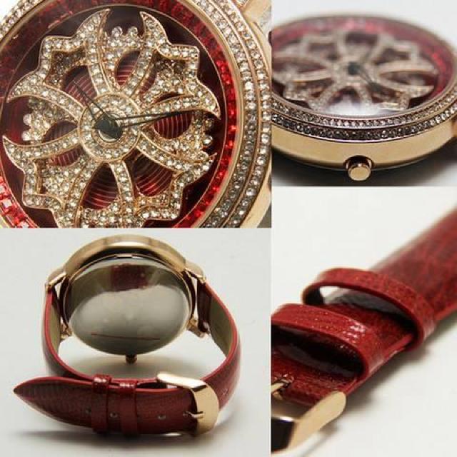 CITIZEN MIYOTAムーブメント★スワロフスキー・スピナー腕時計R < 男性アクセサリー/時計  CITIZEN MIYOTAムーブメント★スワロフスキー・スピナー腕時計R < 男性アクセサリー/時計の