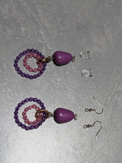 ピアス ノンホールピアス 手作りハンドメイド まとめ買い歓迎 < 女性ファッション  ピアス ノンホールピアス 手作りハンドメイド まとめ買い歓迎 < 女性ファッションの