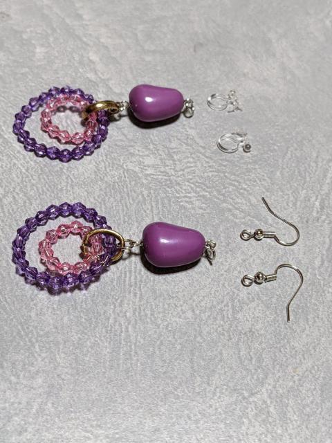 ピアス ノンホールピアス 手作りハンドメイド まとめ買い歓迎 < 女性ファッション  ピアス ノンホールピアス 手作りハンドメイド まとめ買い歓迎 < 女性ファッションの