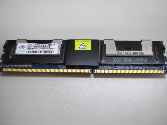 NANYA NT2GT72U4NB1BN-3C PC2-5300F 2GB  < PC本体/周辺機器  NANYA NT2GT72U4NB1BN-3C PC2-5300F 2GB   < PC本体/周辺機器の