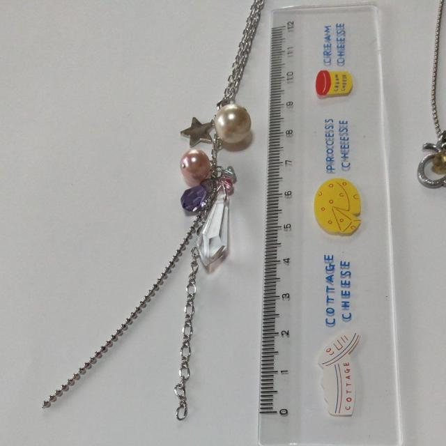 ★新品★シルバー系ネックレス★リンゴ、スプーン < 男性アクセサリー/時計  ★新品★シルバー系ネックレス★リンゴ、スプーン < 男性アクセサリー/時計の