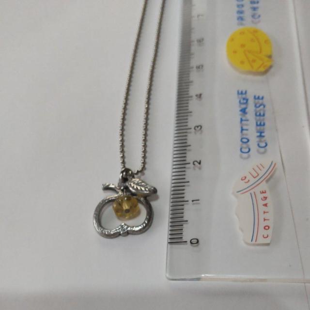 ★新品★シルバー系ネックレス★リンゴ、スプーン < 男性アクセサリー/時計  ★新品★シルバー系ネックレス★リンゴ、スプーン < 男性アクセサリー/時計の