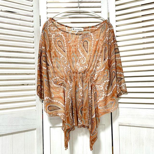 美品 N.Natural beauty basic シフォン ブラウス M < ブランド  美品 N.Natural beauty basic シフォン ブラウス M < ブランドの