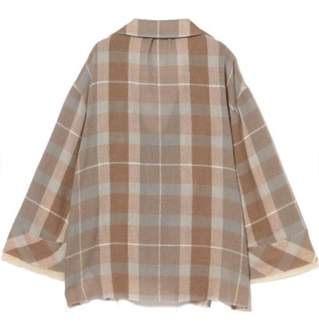 レディース チェック アンド ベルベット リボン プルオーバー < 女性ファッション レディース チェック アンド ベルベット リボン プルオーバー < 女性ファッションの