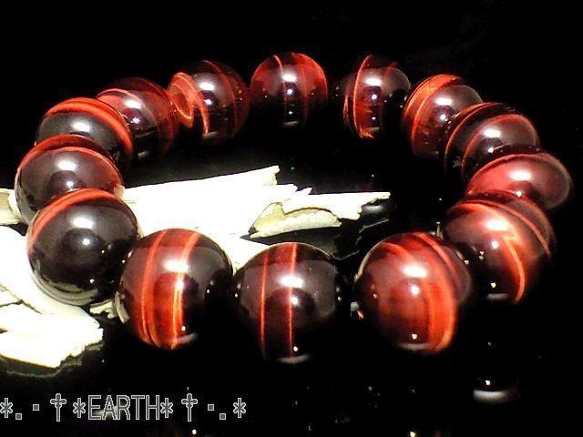 天然石★14ミリ赤虎目石AAAレッドタイガーアイ数珠 < 男性アクセサリー/時計 天然石★14ミリ赤虎目石AAAレッドタイガーアイ数珠 < 男性アクセサリー/時計の