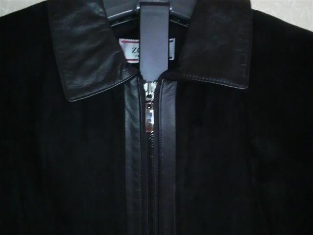 イタリア製★スエード革ジップアップブルゾン < 女性ファッション  イタリア製★スエード革ジップアップブルゾン < 女性ファッションの