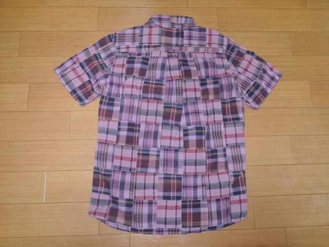 GAIJIN MADEガイジンメイド半袖パッチワークチェックシャツS < ブランド  GAIJIN MADEガイジンメイド半袖パッチワークチェックシャツS < ブランドの