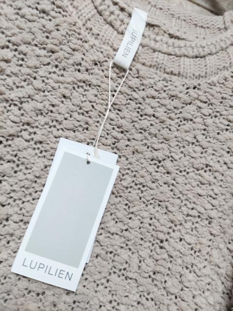 …Lupilien…ポップコーン ヤーン クルーネックチュニック 新品 ベージュ < 女性ファッション …Lupilien…ポップコーン ヤーン クルーネックチュニック 新品 ベージュ < 女性ファッションの