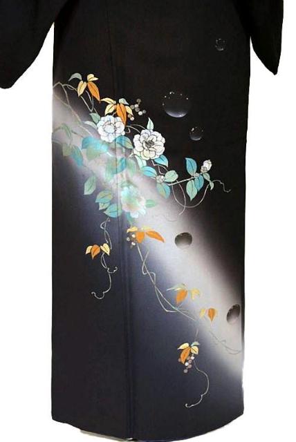 【最高級】美品 暈し染め 金銀彩 椿 さが美扱い 付下げ 身丈157cm 裄丈64.5cm T3355 < 女性ファッション  【最高級】美品 暈し染め 金銀彩 椿 さが美扱い 付下げ 身丈157cm 裄丈64.5cm T3355 < 女性ファッションの