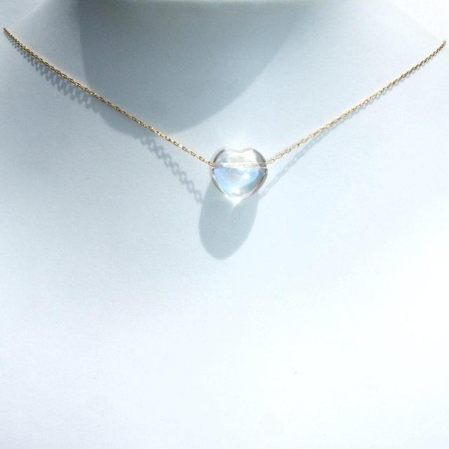 送料無料 即買い:オーロラ水晶超極細ハートネックレス#1 < 女性アクセサリー/時計  送料無料 即買い:オーロラ水晶超極細ハートネックレス#1 < 女性アクセサリー/時計の
