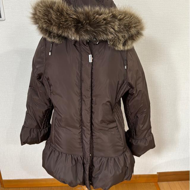 【新品未使用品】BALMAIN ダウンコート フォックスファー 裏地総柄 Mサイズ < 女性ファッション  【新品未使用品】BALMAIN ダウンコート フォックスファー 裏地総柄 Mサイズ  < 女性ファッションの
