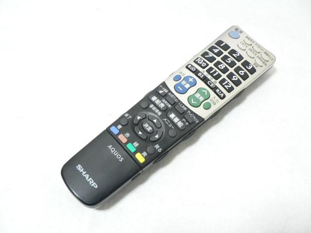 SHARP テレビ/HDD/DVDレコーダー用リモコン ・GB047WJSA・即決! < 家電/AV SHARP テレビ/HDD/DVDレコーダー用リモコン ・GB047WJSA・即決! < 家電/AVの