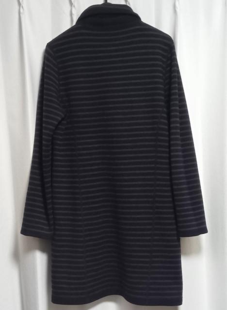 McGREGOR ニット ボーダー リバーシブル ステンカラーコート Lサイズ 濃紺色 マクレガー マックレガー レディース 古着 < ブランド McGREGOR ニット ボーダー リバーシブル ステンカラーコート Lサイズ 濃紺色 マクレガー マックレガー レディース 古着 < ブランドの