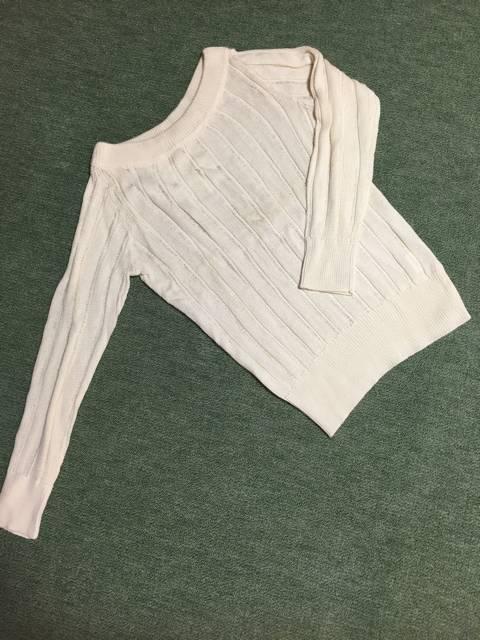 EMMAJAMES ボートネック アイボリー 変わりリブ編みニット < 女性ファッション  EMMAJAMES ボートネック アイボリー 変わりリブ編みニット  < 女性ファッションの