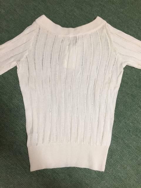 EMMAJAMES ボートネック アイボリー 変わりリブ編みニット < 女性ファッション  EMMAJAMES ボートネック アイボリー 変わりリブ編みニット < 女性ファッションの