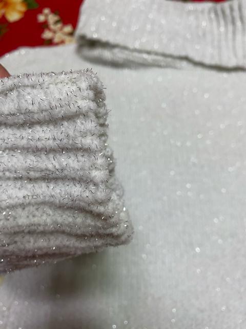 新品未使用☆CECIL McBEE☆キラキラ☆ラメラメホワイトセーター < ブランド  新品未使用☆CECIL McBEE☆キラキラ☆ラメラメホワイトセーター < ブランドの