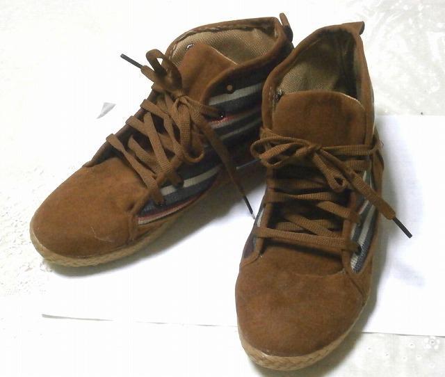 ◆VIVI ハイカットシューズ 中古品 ブラウン 38 < 女性ファッション  ◆VIVI ハイカットシューズ 中古品 ブラウン 38  < 女性ファッションの