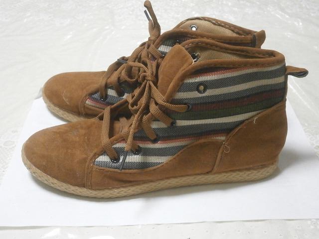 ◆VIVI ハイカットシューズ 中古品 ブラウン 38 < 女性ファッション  ◆VIVI ハイカットシューズ 中古品 ブラウン 38 < 女性ファッションの