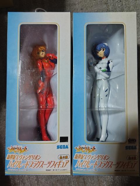 セガ '04 エヴァンゲリオン ハイグレード レイ アスカ プラグスーツVer. 開封済 約1/8スケール < アニメ/コミック/キャラクター セガ '04 エヴァンゲリオン ハイグレード レイ アスカ プラグスーツVer. 開封済 約1/8スケール < アニメ/コミック/キャラクターの