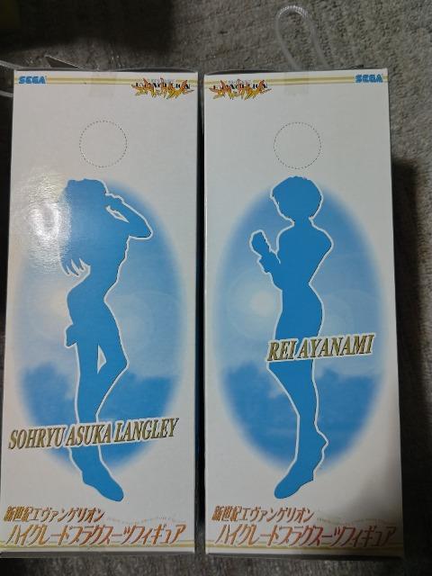 セガ '04 エヴァンゲリオン ハイグレード レイ アスカ プラグスーツVer. 開封済 約1/8スケール < アニメ/コミック/キャラクター セガ '04 エヴァンゲリオン ハイグレード レイ アスカ プラグスーツVer. 開封済 約1/8スケール < アニメ/コミック/キャラクターの