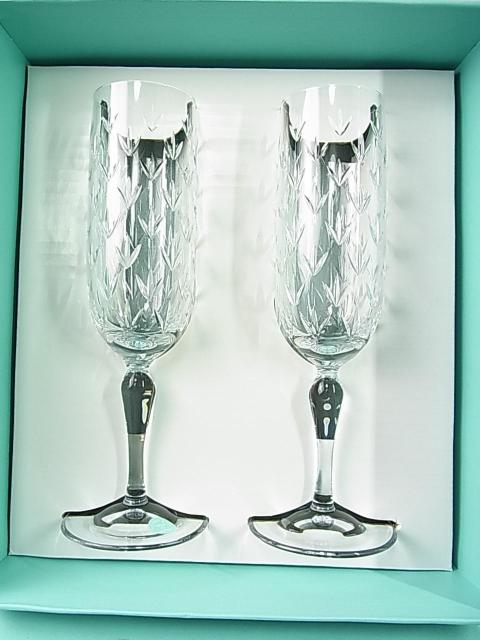 500�~�X�^�����K���g�pTiffany & Co. �e�B�t�@�j�[�@�t���[���b�g�V�����p���O���X 2�Z�b�g