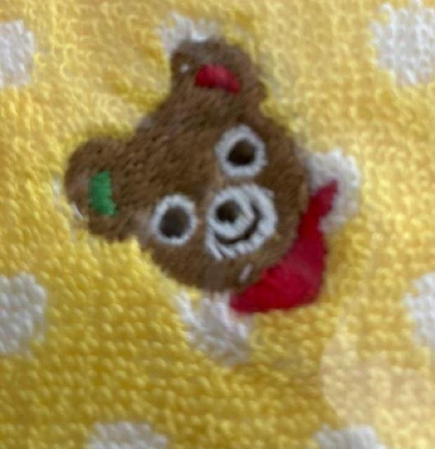 クマの刺繍が入ったミニタオル未使用品 < インテリア/ライフ  クマの刺繍が入ったミニタオル未使用品  < インテリア/ライフの