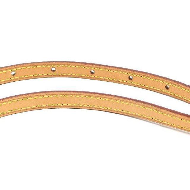 ◆ 本物 美品 ◆ LV ルイヴィトン ヌメ革 調整可能 ショルダーストラップ 100 - 118cm 幅1.2cm J52314 < ブランド  ◆ 本物 美品 ◆ LV ルイヴィトン ヌメ革 調整可能 ショルダーストラップ 100 - 118cm 幅1.2cm J52314 < ブランドの